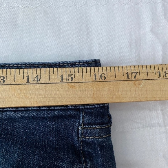 Lauren Ralph Lauren Women's High-Rise Blue Jeans Dark Wash Denim Size 8 Casual - Picture 10 of 14